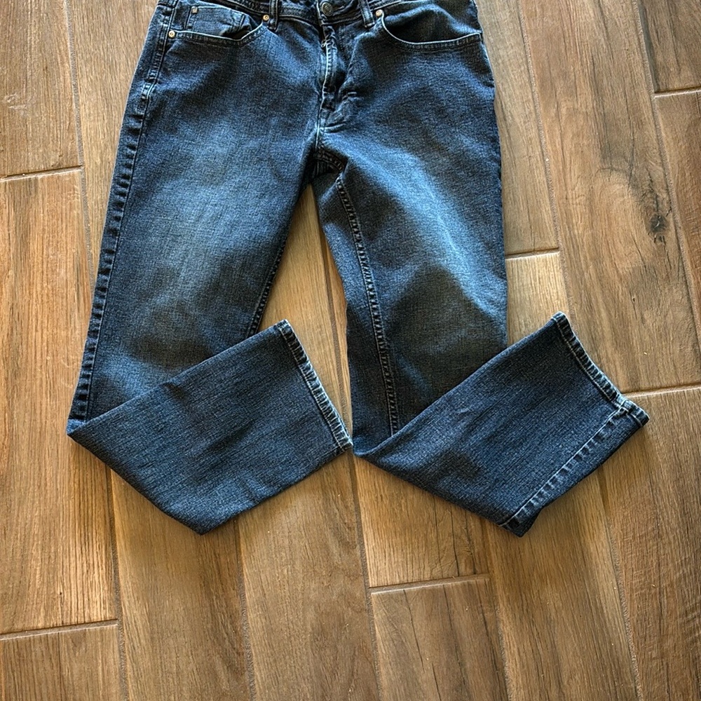 Buffalo David Bitton Blue Straight Leg Jeans